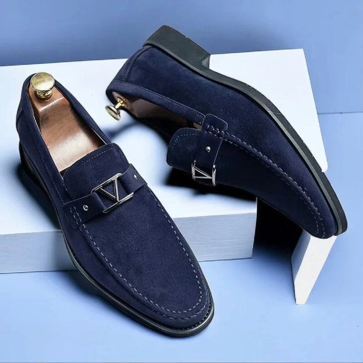 Jesse Campbell | Suede Slip-On Loafers For Men