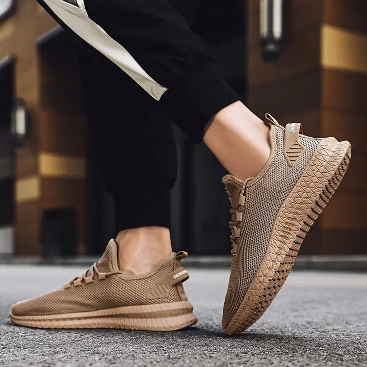Lucas Young | Mesh Lace-Up Running Sneakers For Men