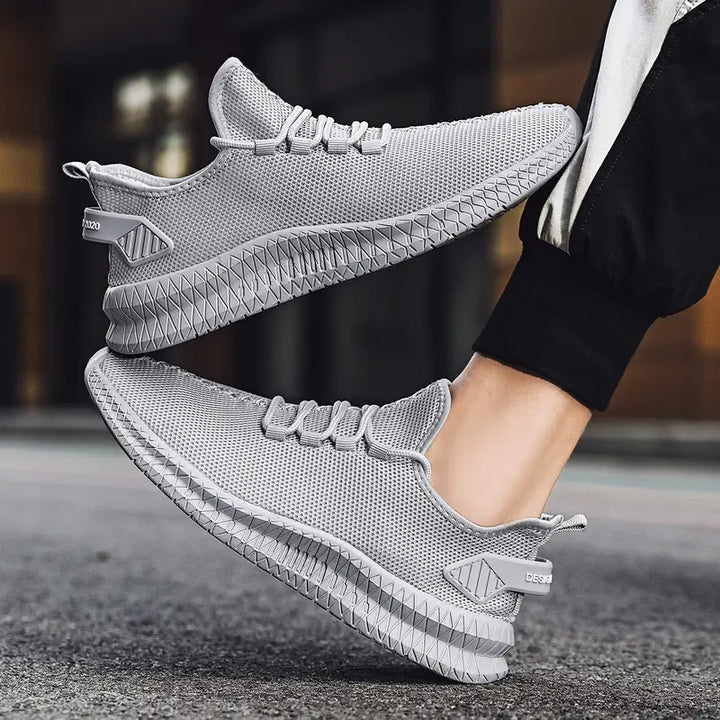 Lucas Young | Mesh Lace-Up Running Sneakers For Men