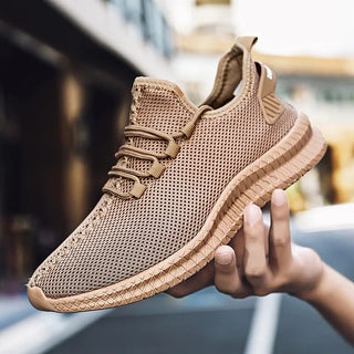 Lucas Young | Mesh Lace-Up Running Sneakers For Men