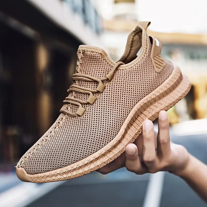 Lucas Young | Mesh Lace-Up Running Sneakers For Men