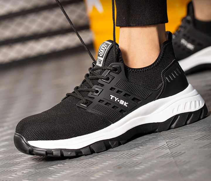 Lachlan Taylor | Mesh Lace-Up Safety Sneakers For Men