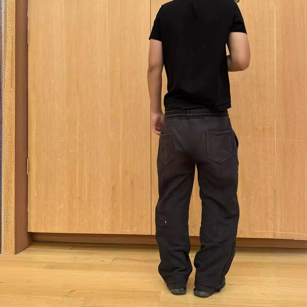 Liam Anderson | Wide Leg Cargo Sweatpants For Men
