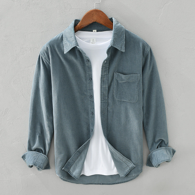 Adrian Moretti | Casual Corduroy Shirt For Men