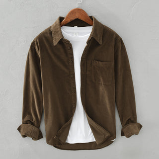 Adrian Moretti | Casual Corduroy Shirt For Men