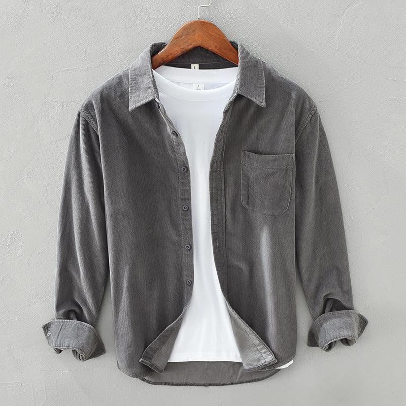 Adrian Moretti | Casual Corduroy Shirt For Men