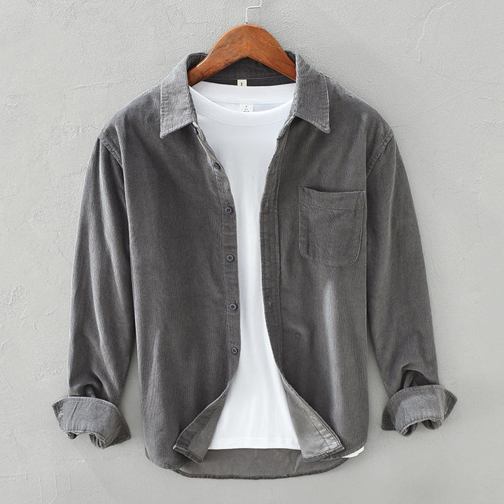 Adrian Moretti | Casual Corduroy Shirt For Men