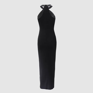 Sophia Wentworth | Rhinestone Halter Midi Dress For Women