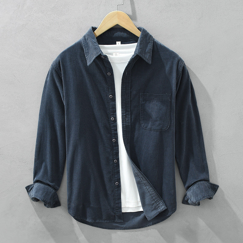 Adrian Moretti | Casual Corduroy Shirt For Men