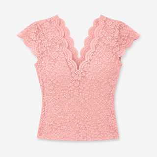 Olivia Jones | Lace V-Neck Blouse For Women