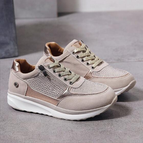 Camille Laurent | Orthopedic Zip Sneakers For Women