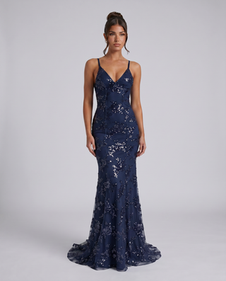 Seraphina Bellucci | Sequin Mermaid Maxi Dress For Women