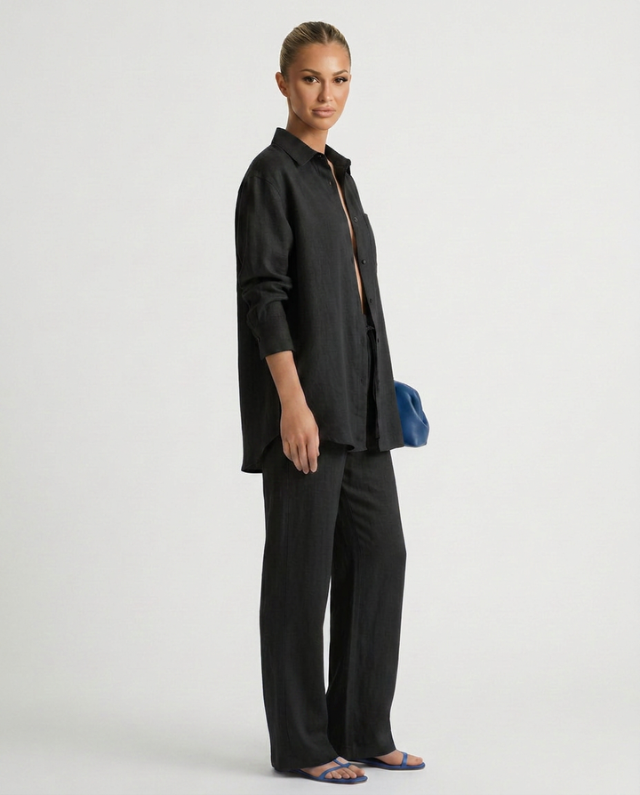 Sophie Laurent | Relaxed Linen Lounge Set For Women