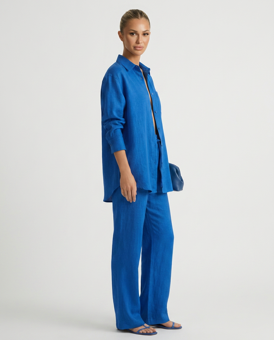 Sophie Laurent | Relaxed Linen Lounge Set For Women