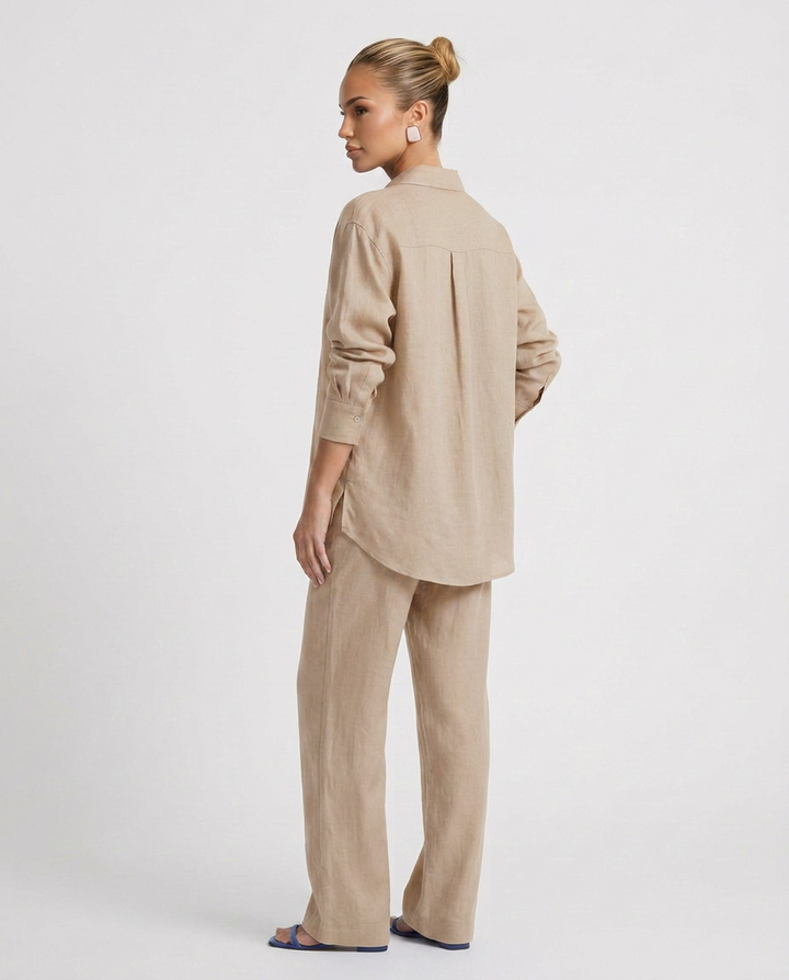 Sophie Laurent | Relaxed Linen Lounge Set For Women