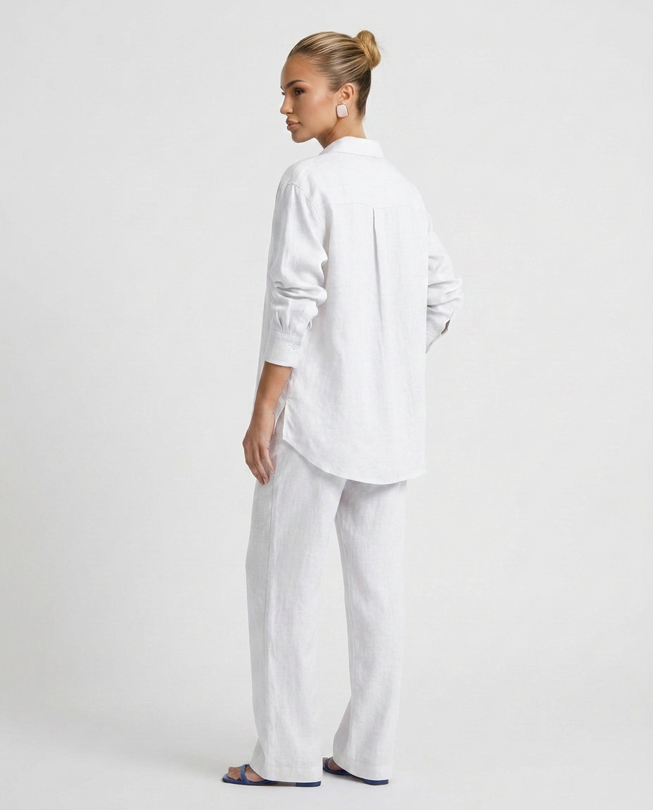Sophie Laurent | Relaxed Linen Lounge Set For Women