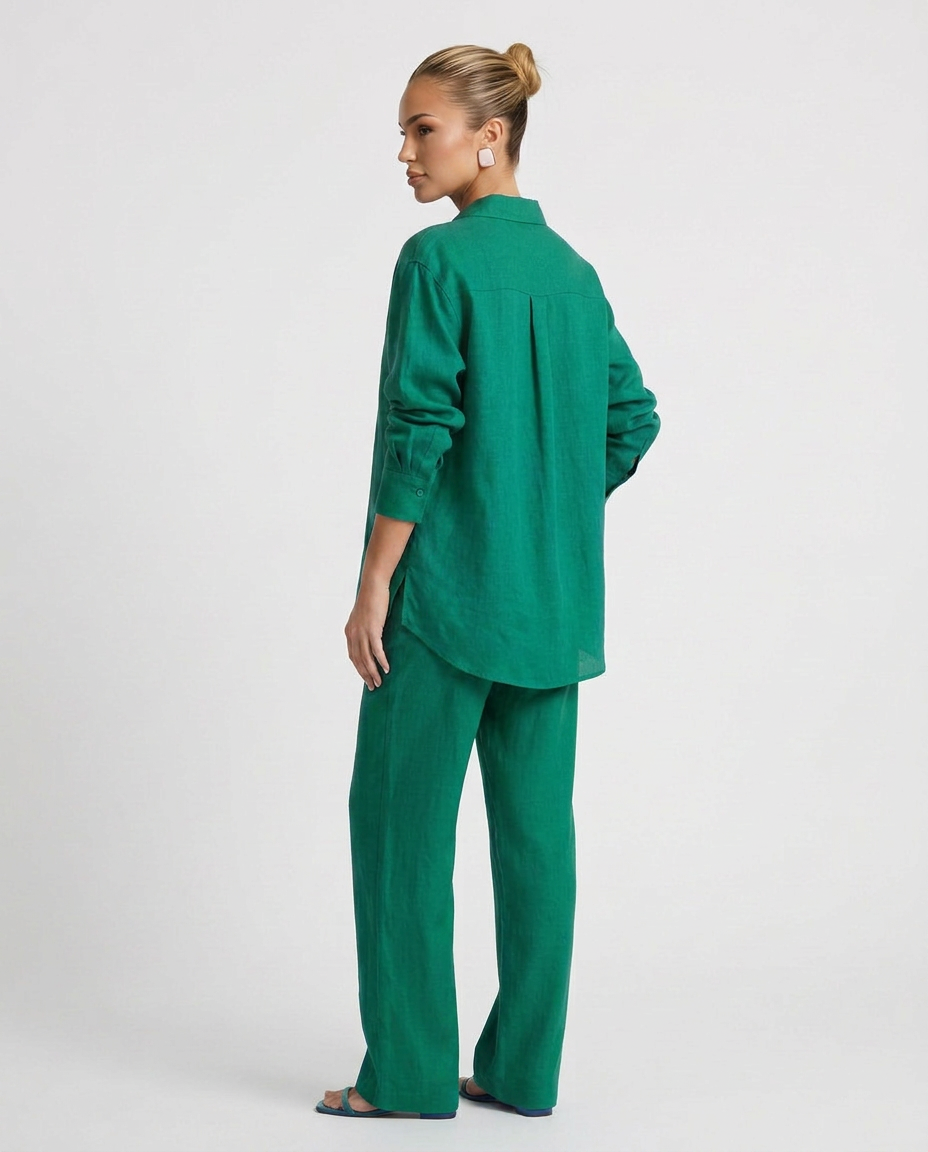 Sophie Laurent | Relaxed Linen Lounge Set For Women