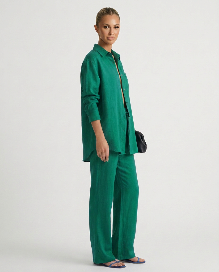 Sophie Laurent | Relaxed Linen Lounge Set For Women