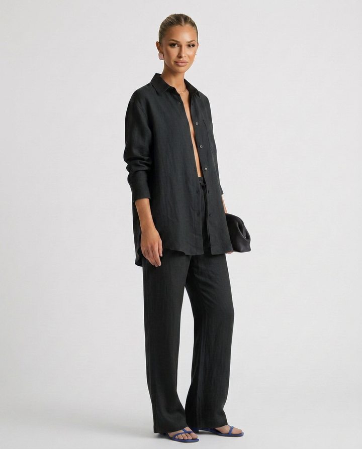 Sophie Laurent | Relaxed Linen Lounge Set For Women
