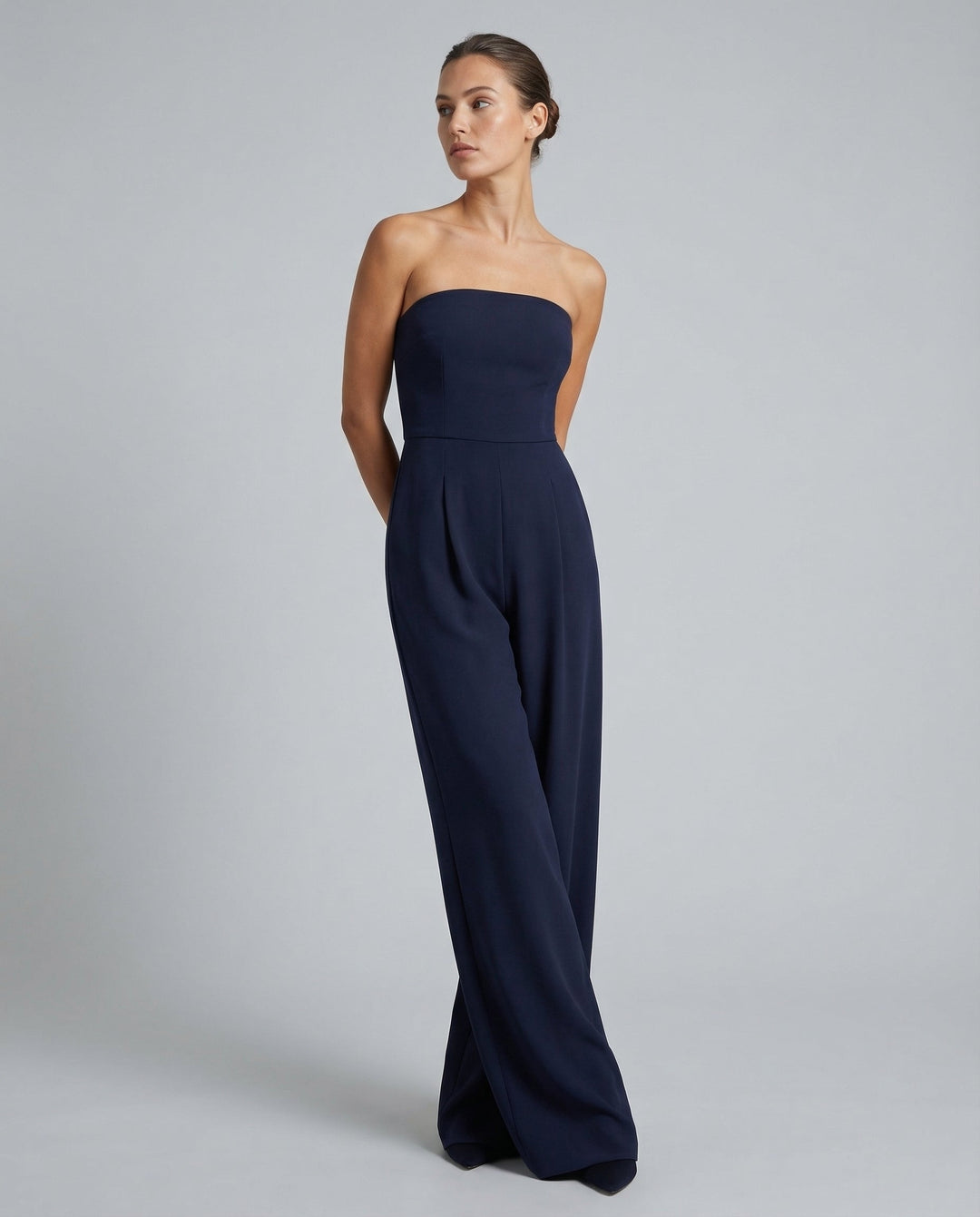 Bianca Laurent | Strapless Wide Leg Jumpsuit For Women