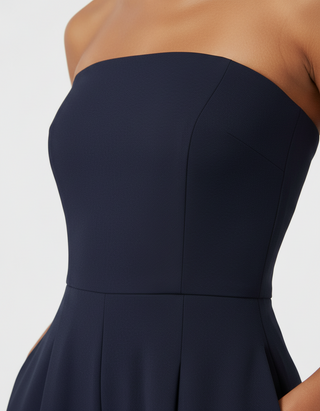 Bianca Laurent | Strapless Wide Leg Jumpsuit For Women