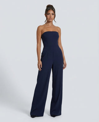 Bianca Laurent | Strapless Wide Leg Jumpsuit For Women
