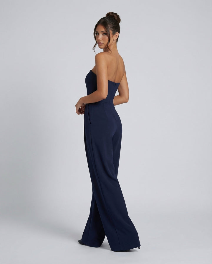 Bianca Laurent | Strapless Wide Leg Jumpsuit For Women
