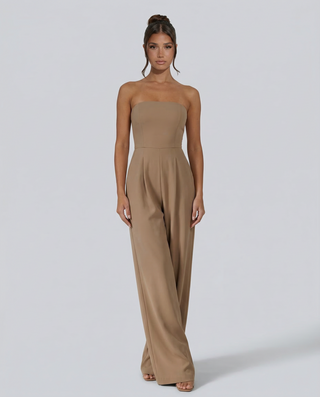 Bianca Laurent | Strapless Wide Leg Jumpsuit For Women