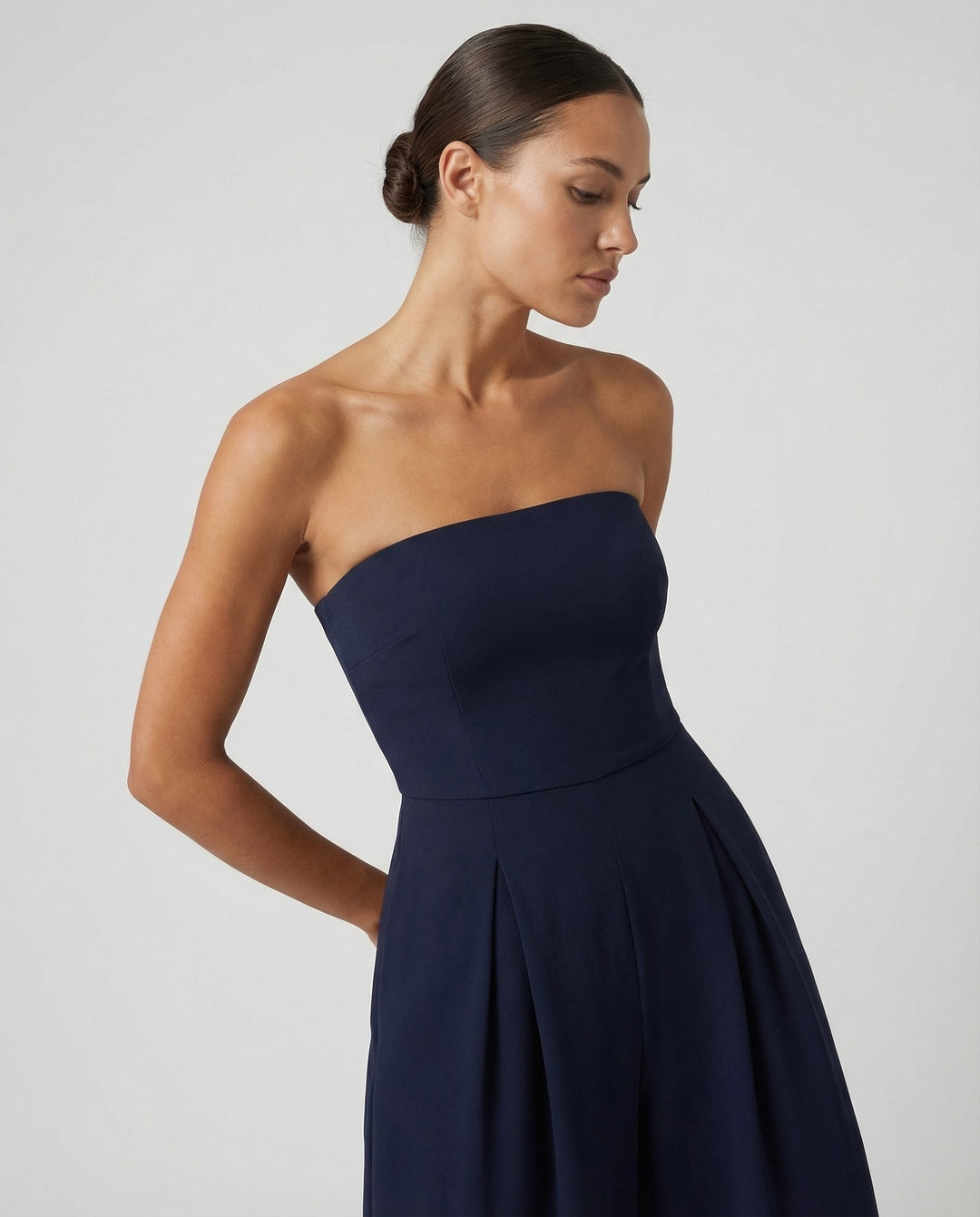 Bianca Laurent | Strapless Wide Leg Jumpsuit For Women