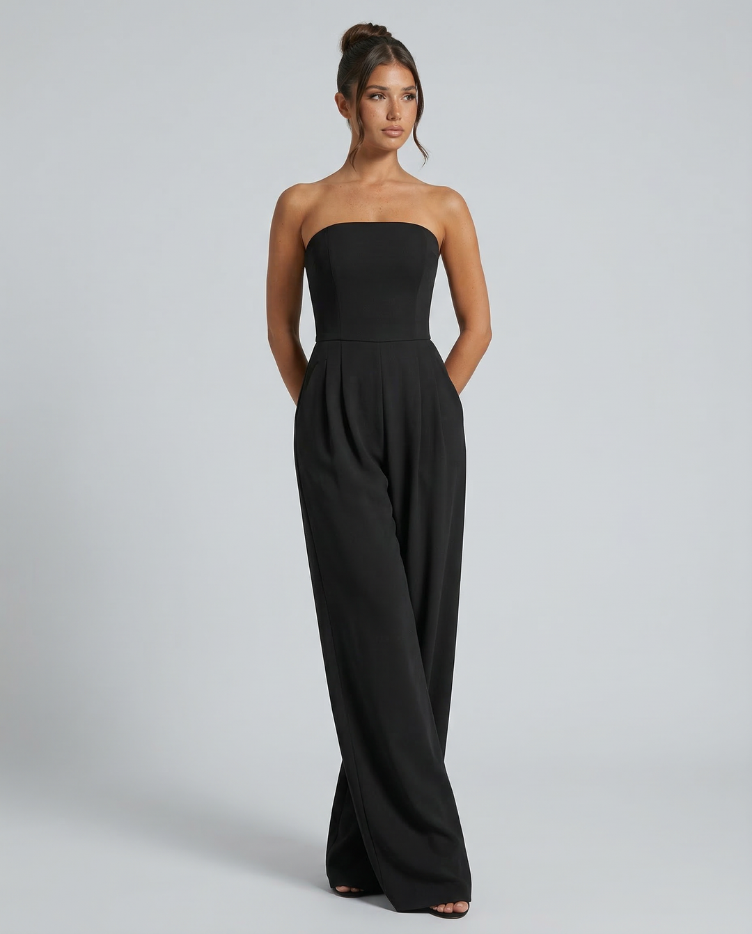 Bianca Laurent | Strapless Wide Leg Jumpsuit For Women