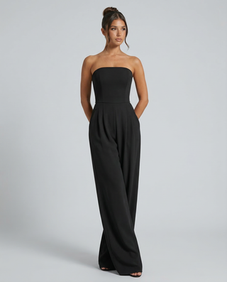 Bianca Laurent | Strapless Wide Leg Jumpsuit For Women