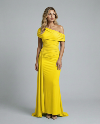 Celeste Moreau | Elegant Off Shoulder Maxi Dress For Women