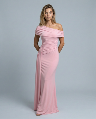 Celeste Moreau | Elegant Off Shoulder Maxi Dress For Women