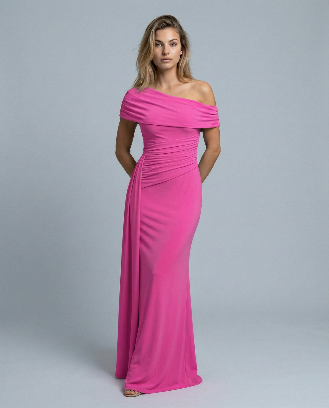 Celeste Moreau | Elegant Off Shoulder Maxi Dress For Women