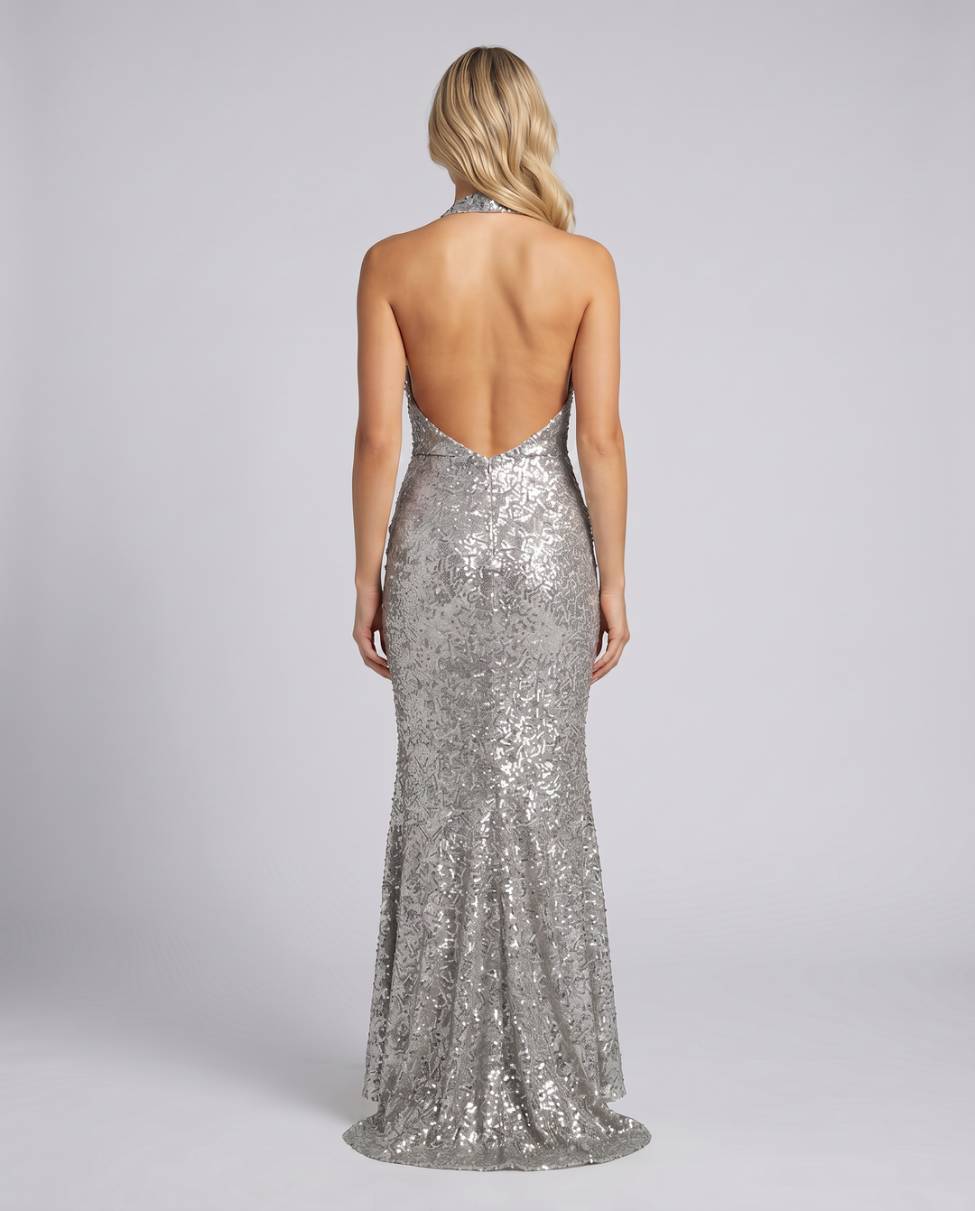 Camille Dubois | Sequin Halter Maxi Dress For Women