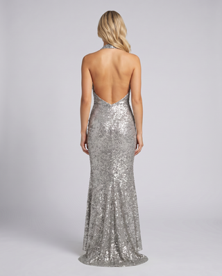Camille Dubois | Sequin Halter Maxi Dress For Women