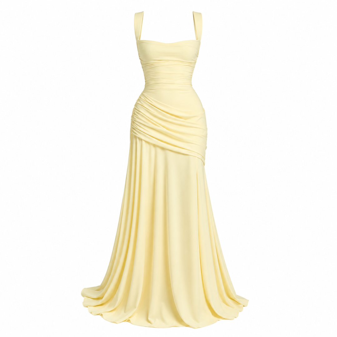 Phoebe Hartington | Elegant Draped Evening Gown For Women