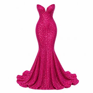 Ruby Stanton | Sequin Mermaid Maxi Evening Dress For Women