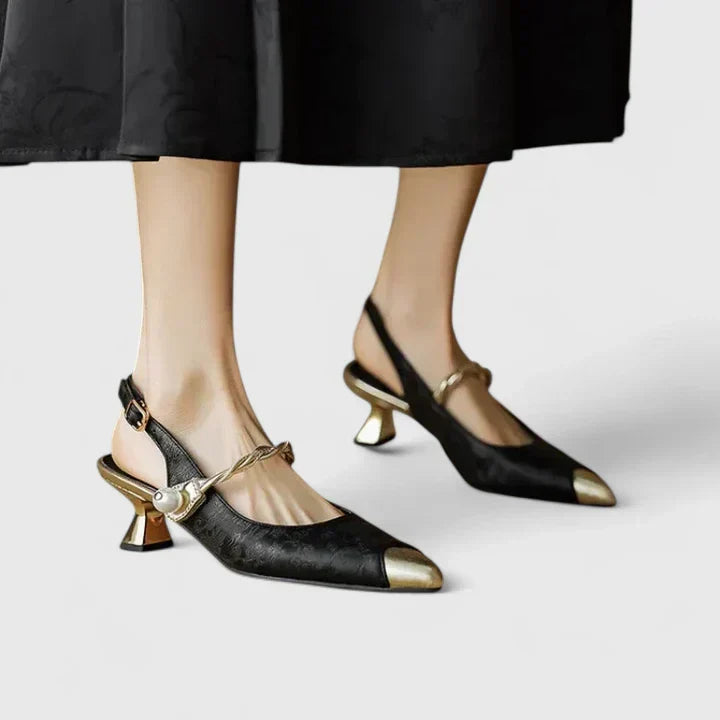 Ava Whitfield | Kitten Heel Slingback Pumps For Women