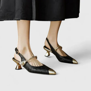 Ava Whitfield | Kitten Heel Slingback Pumps For Women