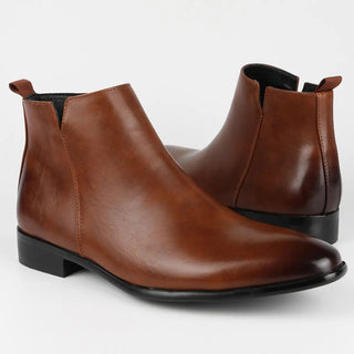 Alessio Romano | Minimalist Leather Chelsea Boots For Men
