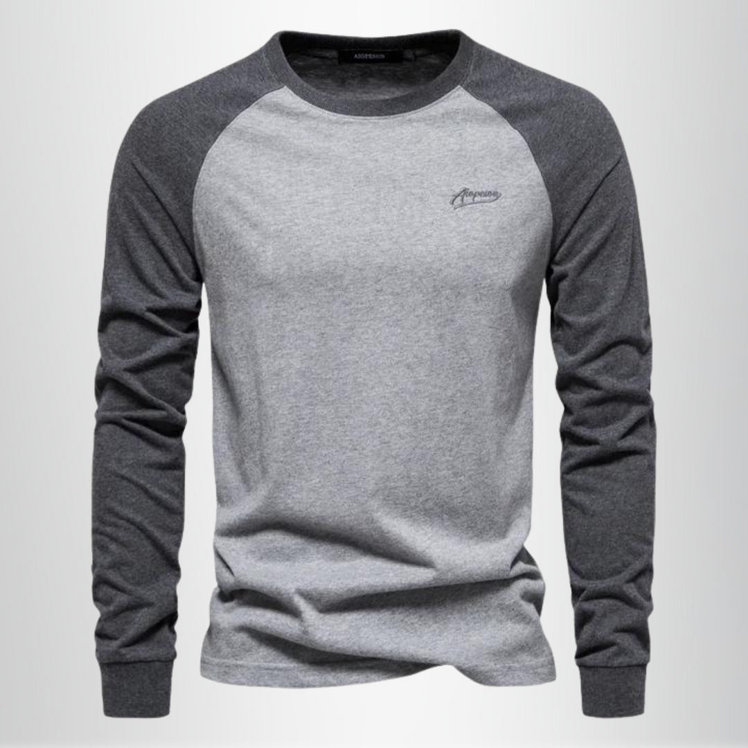 James Whitmore | Raglan Long Sleeve Shirt For Men
