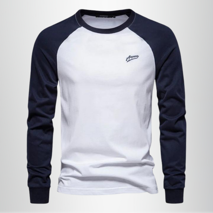 James Whitmore | Raglan Long Sleeve Shirt For Men