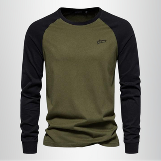 James Whitmore | Raglan Long Sleeve Shirt For Men