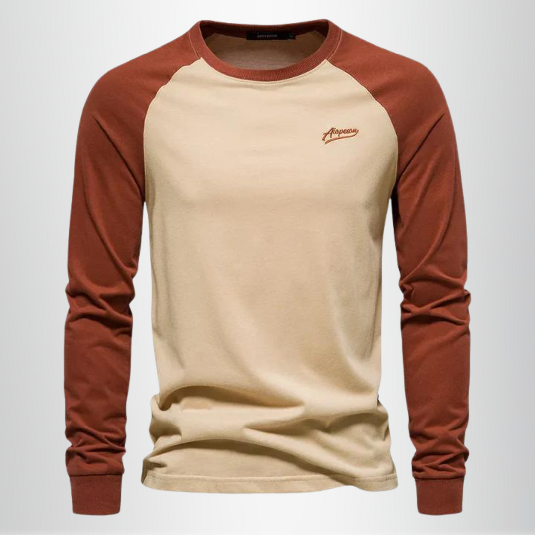 James Whitmore | Raglan Long Sleeve Shirt For Men