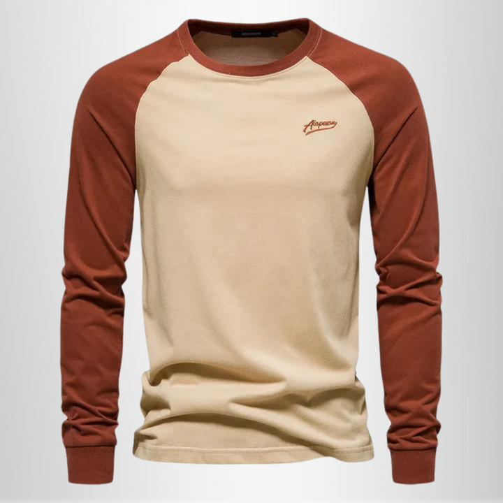 James Whitmore | Raglan Long Sleeve Shirt For Men