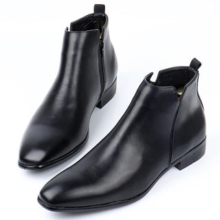 Alessio Romano | Minimalist Leather Chelsea Boots For Men