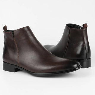 Alessio Romano | Minimalist Leather Chelsea Boots For Men
