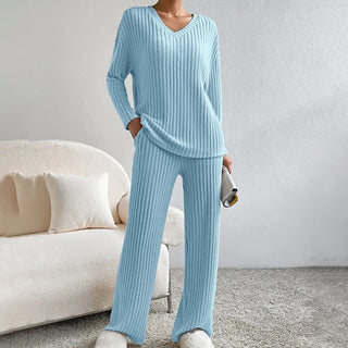 Charlotte Bennett | Ribbed Knit Lounge Set For Women