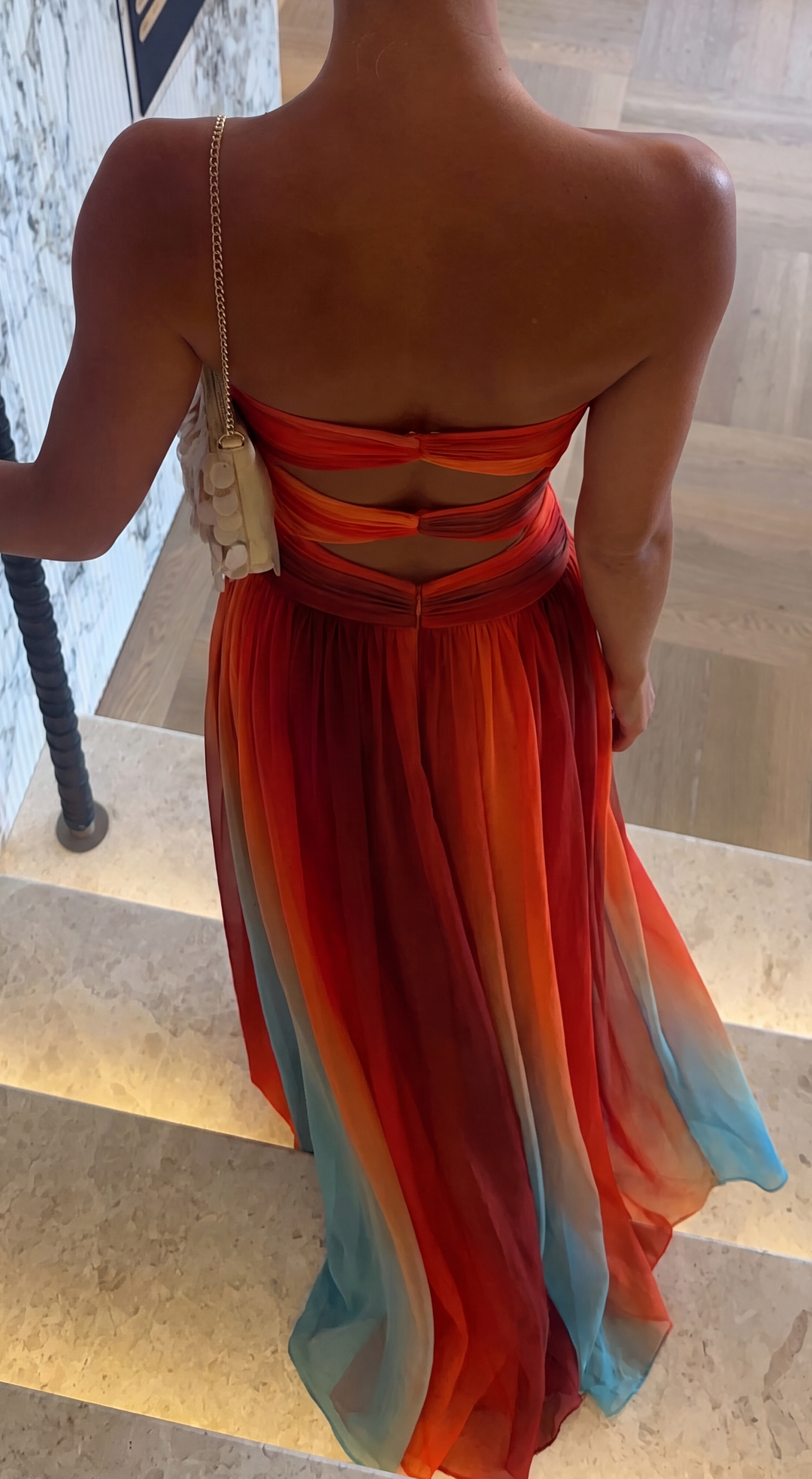 Ava Thornton | Strapless Cut-Out Maxi Dress For Women